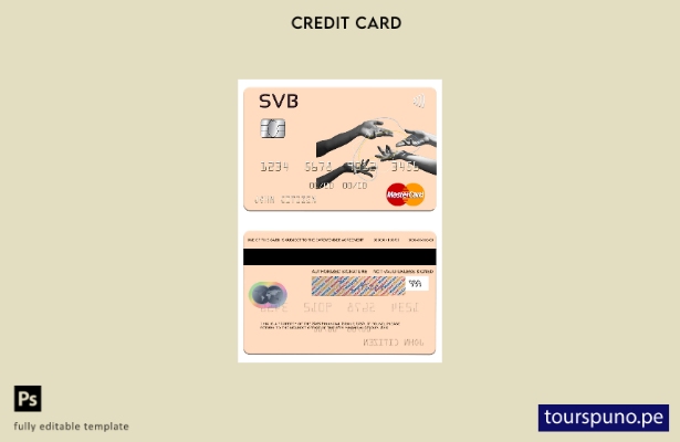 lista para imprimir plantilla de tarjeta mastercard de USA SVB Financial Group